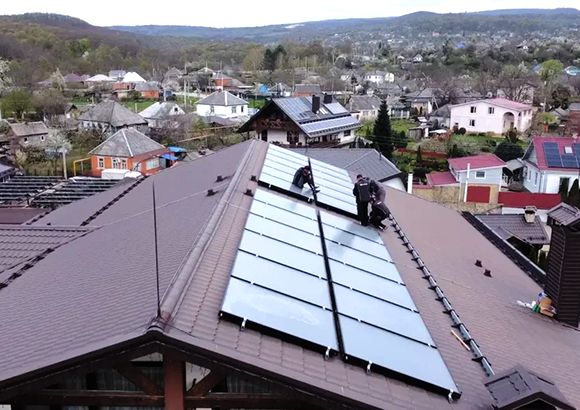 平板集热器项目图片
